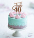 Sugar Crafty Rose Gold Plated Cake Topper - Fab 40 Cake Toppers The Cooks Kitchen Mandurah 