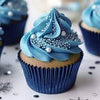 Papyrus & Co 50 Fine Foil Baking Cups - Navy 50mm