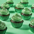 Papyrus & Co 50 Fine Foil Baking Cups - Green 50mm Boards & Boxes & Packaging The Cooks Kitchen 