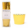 Papyrus & Co Foil Card Baking Cups - Gold