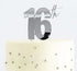 Cake & Candle Metal Cake Topper - 16th (silver) Acrylic Cake Toppers The Cooks Kitchen 