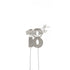 Silver Metal Cake Topper - 18th Cake Toppers The Cooks Kitchen Mandurah 