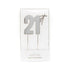 Cake & Candle Topper - 21st Silver Cake Toppers The Cooks Kitchen Mandurah 