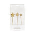 Cake & Candle - Gold Metal Cake Topper - Stars Number Toppers The Cooks Kitchen 