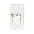 Cake & Candle - Silver Metal Cake Topper - Stars Number Toppers The Cooks Kitchen 