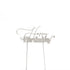 Silver Metal Cake Topper - Happy Birthday 1 Acrylic Cake Toppers The Cooks Kitchen Mandurah 