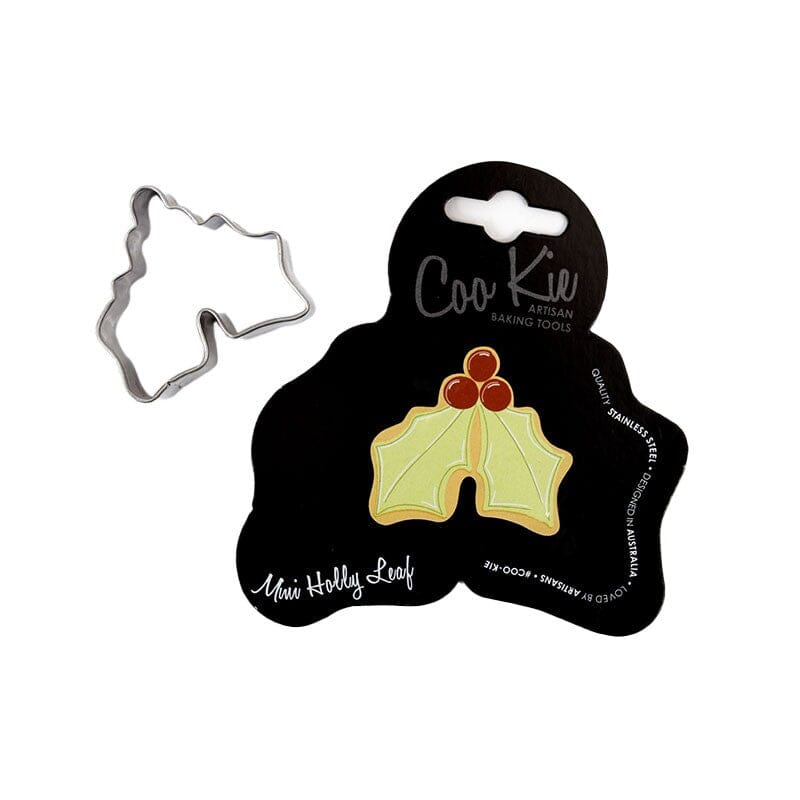 Coo Kie Mini Holly Leaf Cookie Cutter Cookie Cutters The Cooks Kitchen 