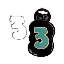 Coo Kie Number 3 Cookie Cutter Cookie Cutters The Cooks Kitchen 