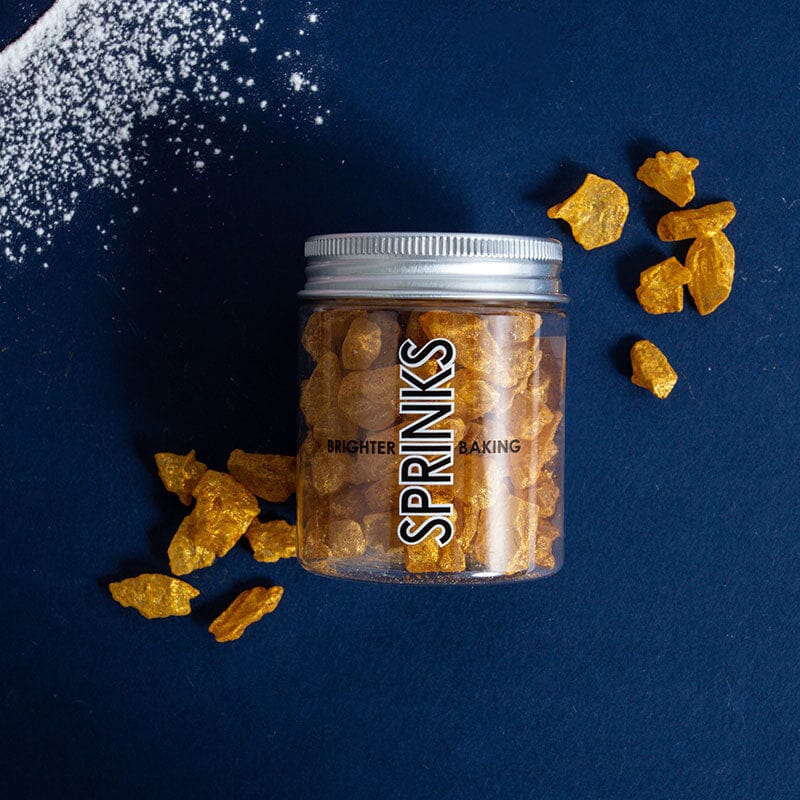 Sprinks Gold Large Rock Edible Decorations The Cooks Kitchen Mandurah 
