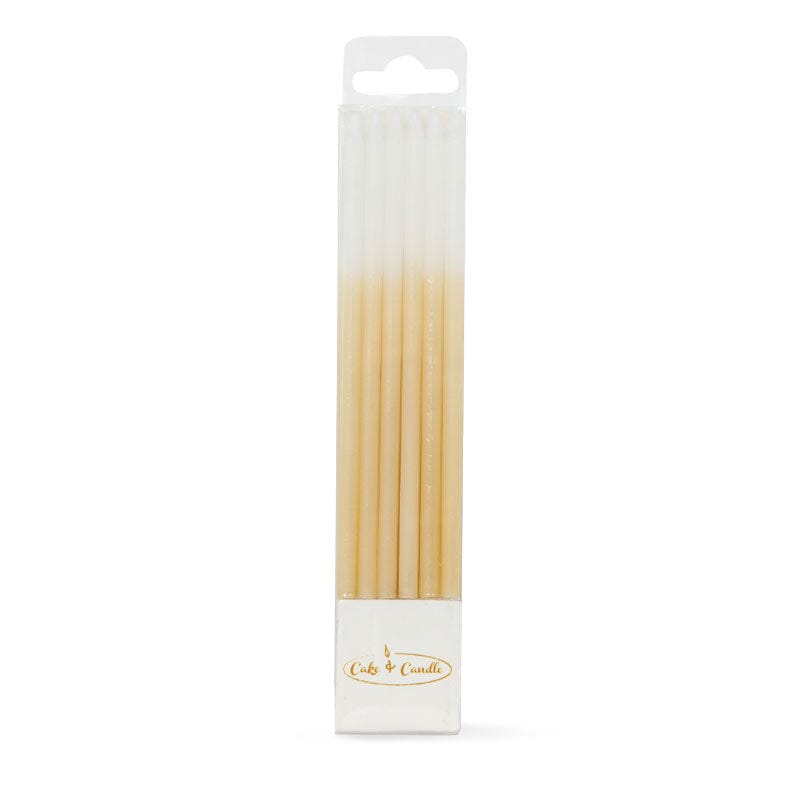 Cake & Candle Ombre Candles - Gold Candles The Cooks Kitchen Mandurah 