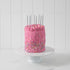 Cake & Candle - Spiral Candles - Silver