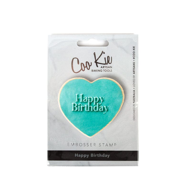 Coo Kie Happy Birthday 1 Debosser Embossers The Cooks Kitchen Mandurah 