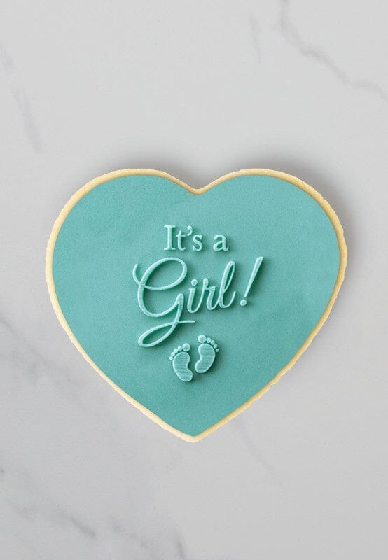 Coo Kie Embosser Stamp - Its A Girl Embossers The Cooks Kitchen Mandurah 