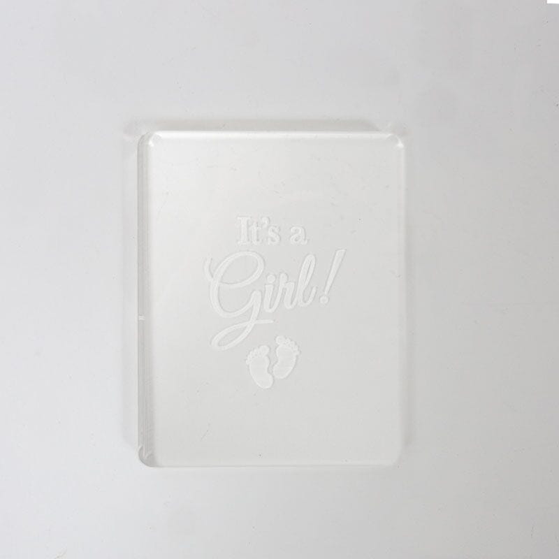 Coo Kie Embosser Stamp - Its A Girl Embossers The Cooks Kitchen Mandurah 