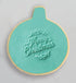 Coo Kie Debosser Stamp - Merry Christmas 2