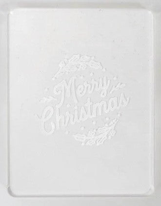 Coo Kie Debosser Stamp - Merry Christmas 2
