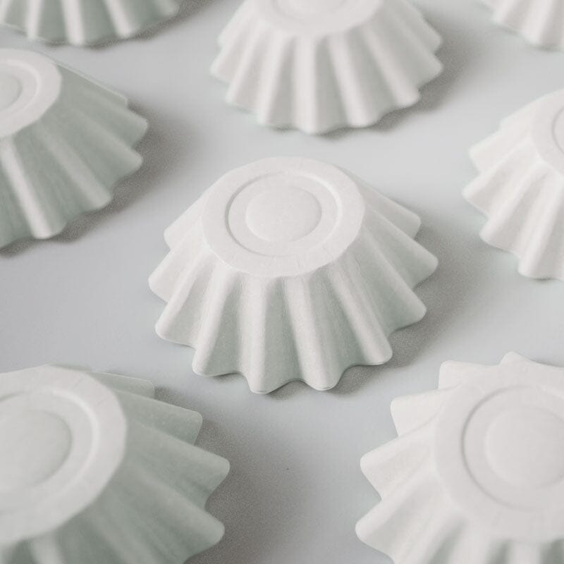 White Bloom Baking Cups Boards & Boxes & Packaging The Cooks Kitchen Mandurah 