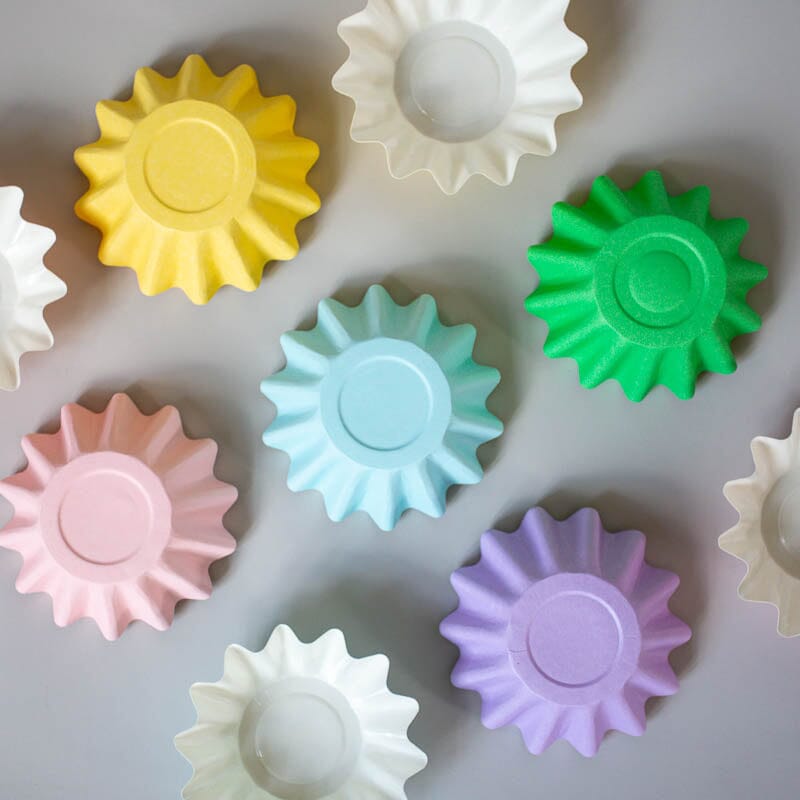 Pastel Mix Bloom Baking Cups Boards & Boxes & Packaging The Cooks Kitchen Mandurah 