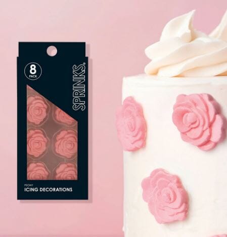 Sprinks Icng Decorations - Peony Edible Decorations The Cooks Kitchen 