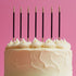 Cake & Candle Gold Double Dipped Cake Candles - Black 15cm 12pk Candles The Cooks Kitchen 