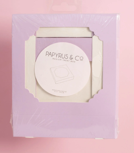 Papyrus Medium Treat Box - Lilac