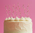 Cake & Candle Swirly Candles Gold 13cm Pk16