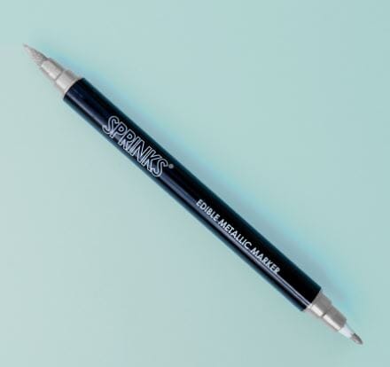 Sprinks Edible Metallic Pen - Silver Edible Decorations The Cooks Kitchen 