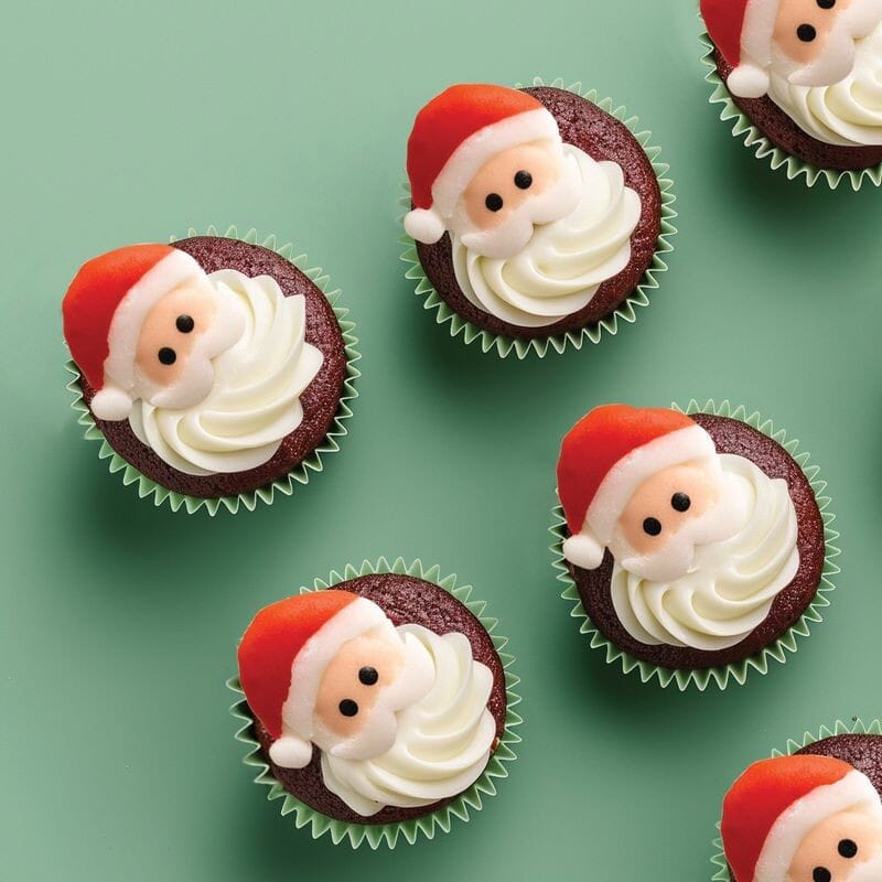 Sprinks Icing Decorations - Santa 8pc Edible Decorations The Cooks Kitchen 