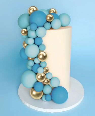 Sprinks 32 Cake Ball Toppers - Bold In Blue