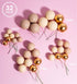 Sprinks 32 Cake Ball Toppers - Champagne