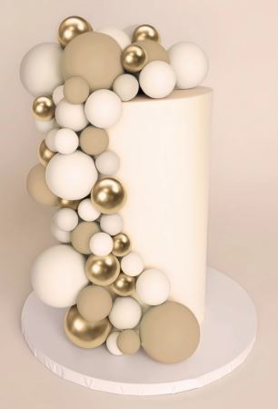 Sprinks 32 Cake Ball Toppers - Champagne