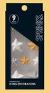 Sprinks Icing Decorations - Shimmer Stars 9 Edible Decorations The Cooks Kitchen 