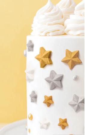 Sprinks Icing Decorations - Shimmer Stars 9 Edible Decorations The Cooks Kitchen 