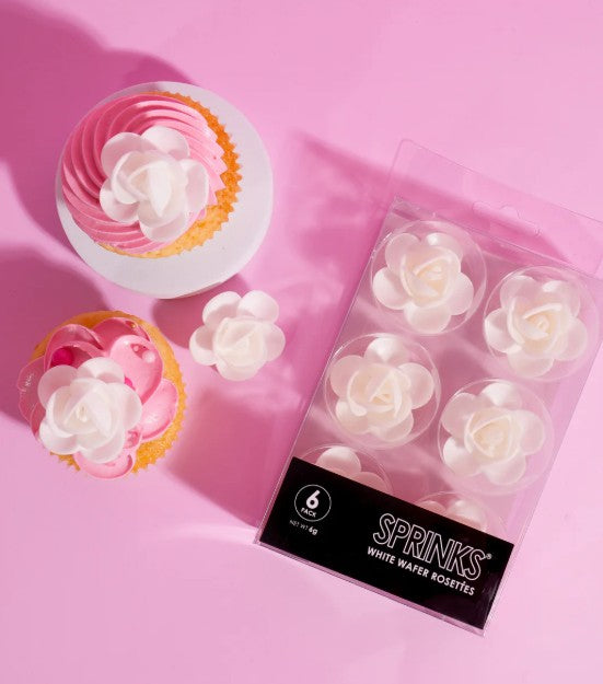 Sprinks White Wafer Rosettes
