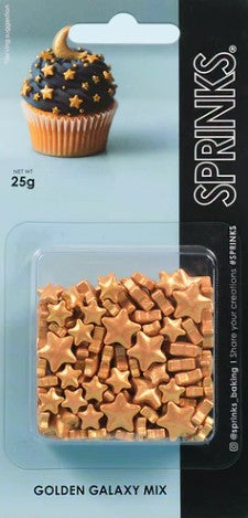 Sprinks Golden Galaxy Mix Tiny Toppers 25g