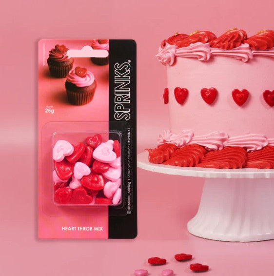 Sprinks Heart Throb Mix Tiny Toppers 25g