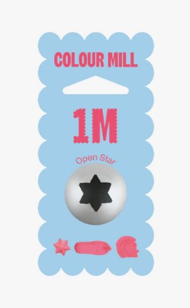 Colour Mill Piping Tip - No.1m Open Star