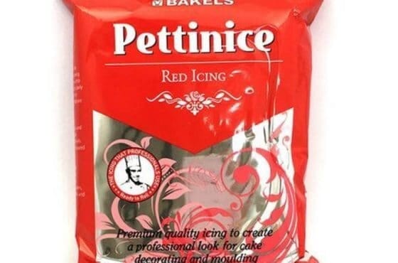 Bakels Pettinice Rtr Icing - Red Fondant The Cooks Kitchen 