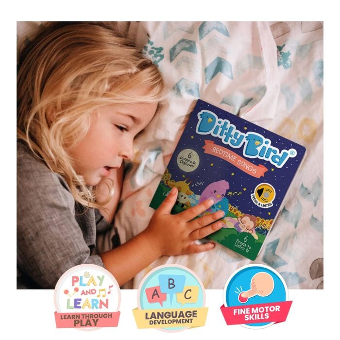 Ditty Bird Bedtime Songs Multi-coloured 16x2x16cm Children's Giftware The Cooks Kitchen 