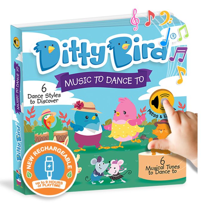 Ditty Bird Music To Dance To Multi-coloured 16x2x16cm