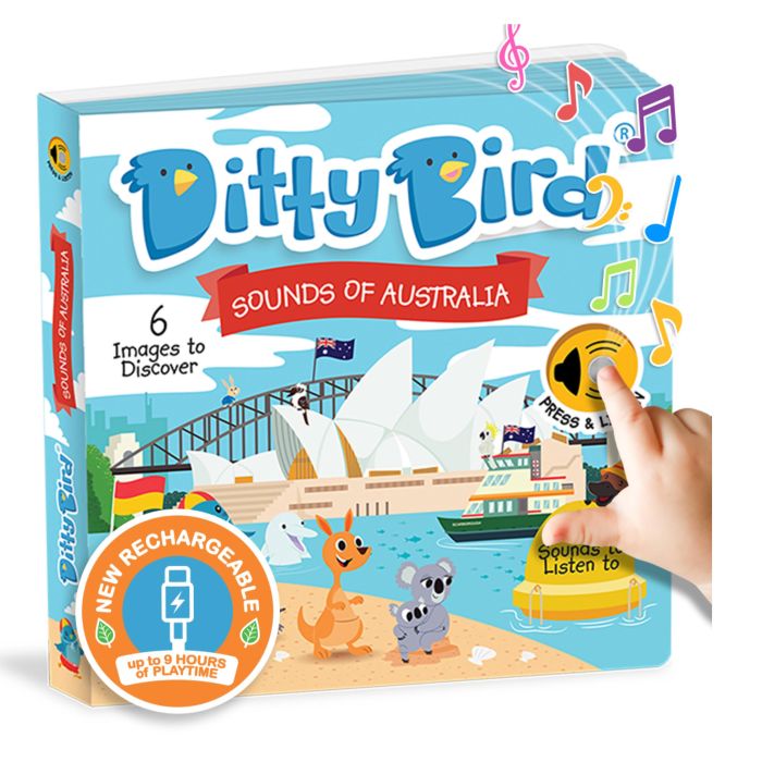 Ditty Bird Sounds Of Australia Multi-coloured 16x2x16cm