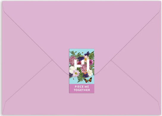 Say It With Flowers Hi Greeting Card Puzzle