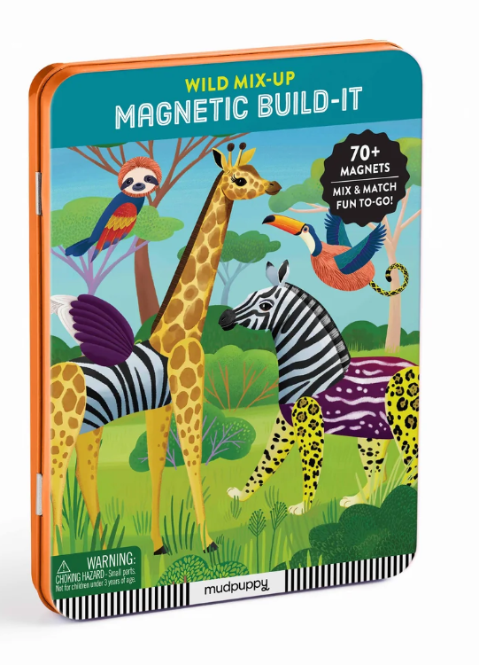 Mudpuppy Wild Mix-up Magnetic Tin 