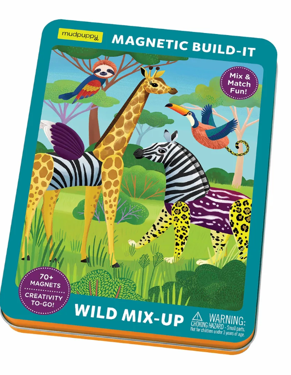Mudpuppy Wild Mix-up Magnetic Tin 