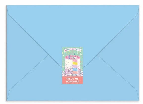 Confetti Birthday Cake Greeting Card Puzzle Novelty Gifts The Cooks Kitchen 