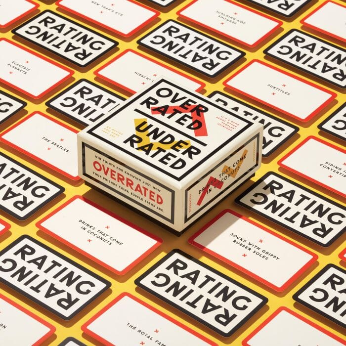 Brass Monkey Overrated/underrated Social Game Novelty Gifts The Cooks Kitchen 