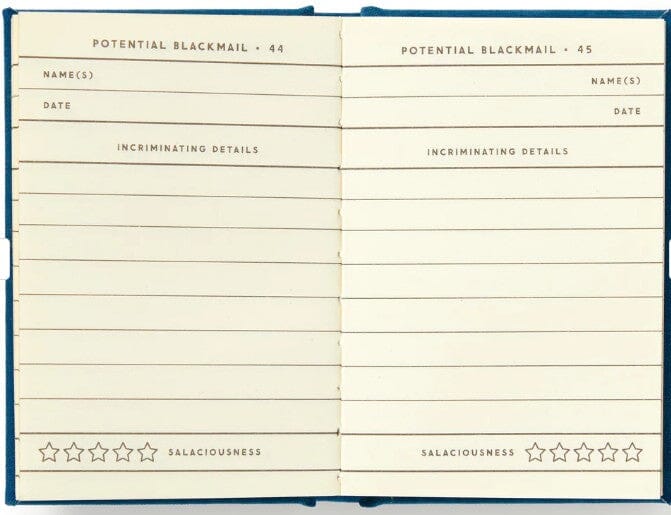 Future Blackmail Tiny Diary Novelty Gifts The Cooks Kitchen 