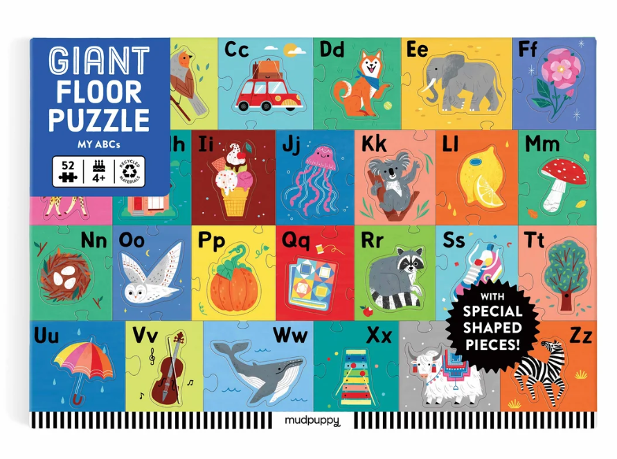 Mudpuppy My Abcs Giant Floor Puzzle-52pc