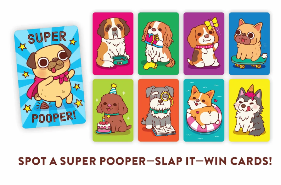 Mudpuppy Super Pooper! Card Game