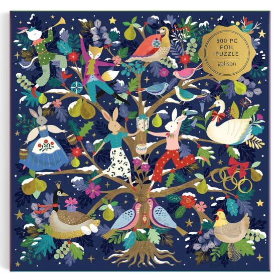 Twelve Days Of Joy 500 Piece Foil Puzzle